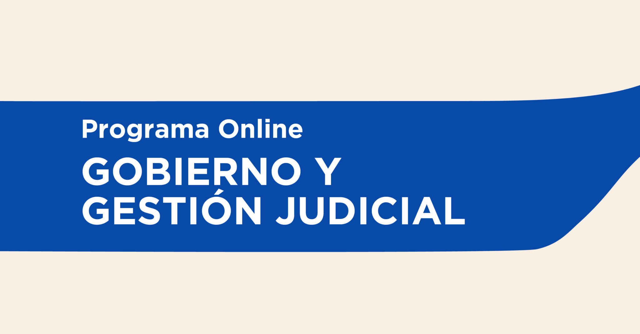 Programa Virtual | Gobierno y Gestión Judicial